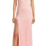 Love by Design NWT Love X Design Classic Pink Vesta Stretch Lace Maxi Dress Photo 0