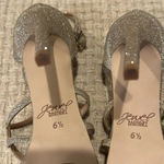 Jewel Badgley Mischka golden Strappy Heel Size 6.5 or 7 Gold Photo 6