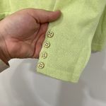 J. McLaughlin  Cabot Sweater Small NWT $248 100% Cashmere Turtleneck Green Solid Photo 2