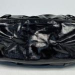 Longchamp Black Patent Leather Dual Handle Satchel Shoulder Bag Photo 7