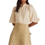 Ralph Lauren  Lamb Leather Laser-Cut Mini Skirt (Black Label) Size 16 NWT $495 Photo 5