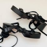 Costume National black leather cage sandals NWT Size 6 Photo 7