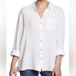 Anne Klein Gauze Button Up Shirt Long Sleeve Casual Minimalist Size Small Photo 0