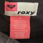 Roxy  Black 100% Cotton Side Tie Skirt Sz 7 Photo 3