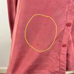 Eileen Fisher Light Red Tencel Blend Button Down Photo 4