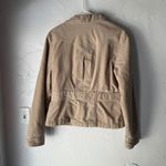 Mudd  Y2k Vintage Corduroy Zip Up Jacket Beige Tan Women's Large Collared Pockets Photo 5