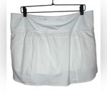 Athleta  Run With It 14” Skort Size XL White Photo 5