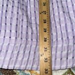 Day + Moon large lilac check ruffle sleeve with tie back lined dress w/pockets Purple Photo 4