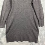 Athleta  Cloud Charcoal Heather Wool Cashmere Blend V Neck Sweater Dress Photo 2