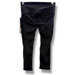 Lululemon  NWT‎ Reveal Crop 15" Leggings Women’s Size 6 Black Activewear Photo 3