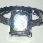 Size 8 Silver Tone Emerald Cut CZ Rhinestone Cocktail Statement Ring Photo 8