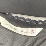 Victoria's Secret Vintage Victoria’s Secret black lingerie teddy nightgown shirt lace and satin sm Photo 7
