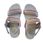 Cali by Skechers 6 Luxe Foam Sandals Braided Straps Adjustable Comfort Women's Brown Photo 0