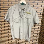 Cabela's  Tan Button Down Shirt Size Medium Photo 0