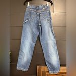 Cruel Girl  Vintage Denim Painter Carpenter Blue Jeans Women’s Sz 3 X 30 EUC Photo 2