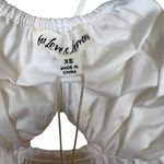 For Love & Lemons NWT Sierra Puff Sleeve in White Size XS Photo 8