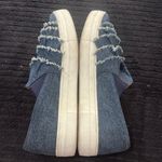 Seychelles Ruffled Denim Slip-On Sneakers Size 9 Preowned Photo 5