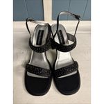 Varsavia Viamara Women’s Dressy Black Sandals With Sequins Women’s Size 8M Photo 2