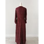 MNG long sleeve Polk dot maxi dress size 8 Photo 2