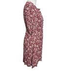 Reformation Laylin Mini Dress Women’s Size 8 Red White Floral Puff Sleeve Summer Photo 2