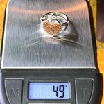 Natural Red Garnet Sterling Silver Claddagh Ring Size 5 Photo 8