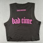 Laura Marano Good Time Bad Time Shirt Womens Med Crop Tank Top Music Band Tour Black Photo 6