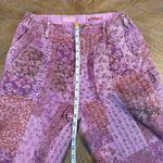 Pilcro  Anthropologie The Roamer Floral Patchwork Pants Pink Purple Size 28 Photo 9