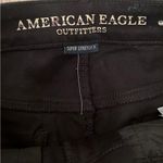 American Eagle 🆕  Leather Coated Black Jegging, Size 2 Regular Hi-Rise Photo 7