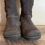 Baretraps  Cathy Suede Leather Boots Women’s Size 10 Faux Fur Buckle Details Photo 2
