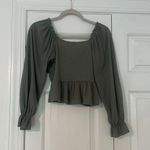 Altar'd State  Green Long Sleeve Photo 1