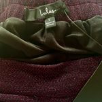 Lulus  Glittering Burgundy Pants NWT‎ Photo 6