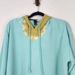 Wild Fable  Blue and Gold Tie-Dye Cropped Hoodie Sweatshirt Size XL Tie-Dye Top Photo 2