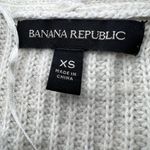 Banana Republic Open Front Rib Knit Cardigan Duster Sweater Cream XS Photo 2