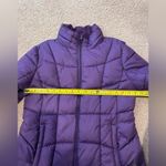 Faded Glory  Fleece Purple Puffer Winter Jacket Photo 3