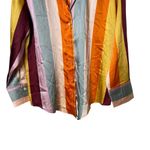 Fe Noel x Target Mixed Vertical Stripe Print Long Sleeve Button Down Shirt XL Photo 4