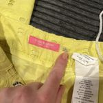 Isaac Mizrahi  New York NWT Size 2 Citron Yellow Eyelet South Hampton Crop Pants Photo 10