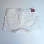 American Eagle  White Denim‎ Shorties Shorts Size 4 Photo 1