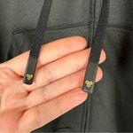 Aritzia Golden  Heather Black Zip-Front Hoodie Photo 1