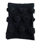 Tach Clothing Women’s Polina Top Elena Crochet Knit Skirt Set Black Rosettes S Photo 9