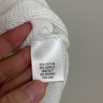 Croft & Barrow NWT  Kohls Cotton Blend Sweater Tee in Bright White - Size XL Photo 4