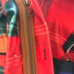 Shaket with hood and zip front with buttons in plaid/Aztec pattern size L Size L Photo 7