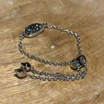 Kendra Scott Elaina Multicolored Druzy Silver Adjustable Bracelet Photo 7