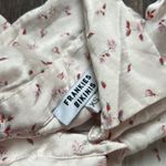 frankie's bikinis FIFI SILK BUTTON UP SHIRT SWEET ROSE Photo 5