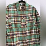 Green Plaid Shirt Dress Photo 2