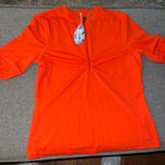 prAna  Perry SS Sun Top NWT in Lava Glow Size Medium style-W11191216 Photo 1