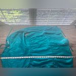 Glamorous  tiered mini smock dress with tie cuffs in‎ satin size 2 Photo 7