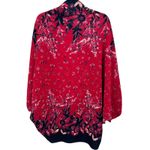 Floreat Women's Red Floral Kimono Cardigan Lightweight Open Front Boho Size undefined Photo 1