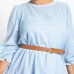 Eloquii NEW  Baby Blue Textured Cotton‎ Easy Day Dress, size 16 Photo 0