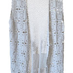 Style New York Crochet Vest Size Medium Boho White Photo 0
