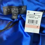 Laundry by Shelli Segal Colorful One Shoulder Chiffon Long Evening Gown Blue Size 2 Laundry Formal Dress Photo 8